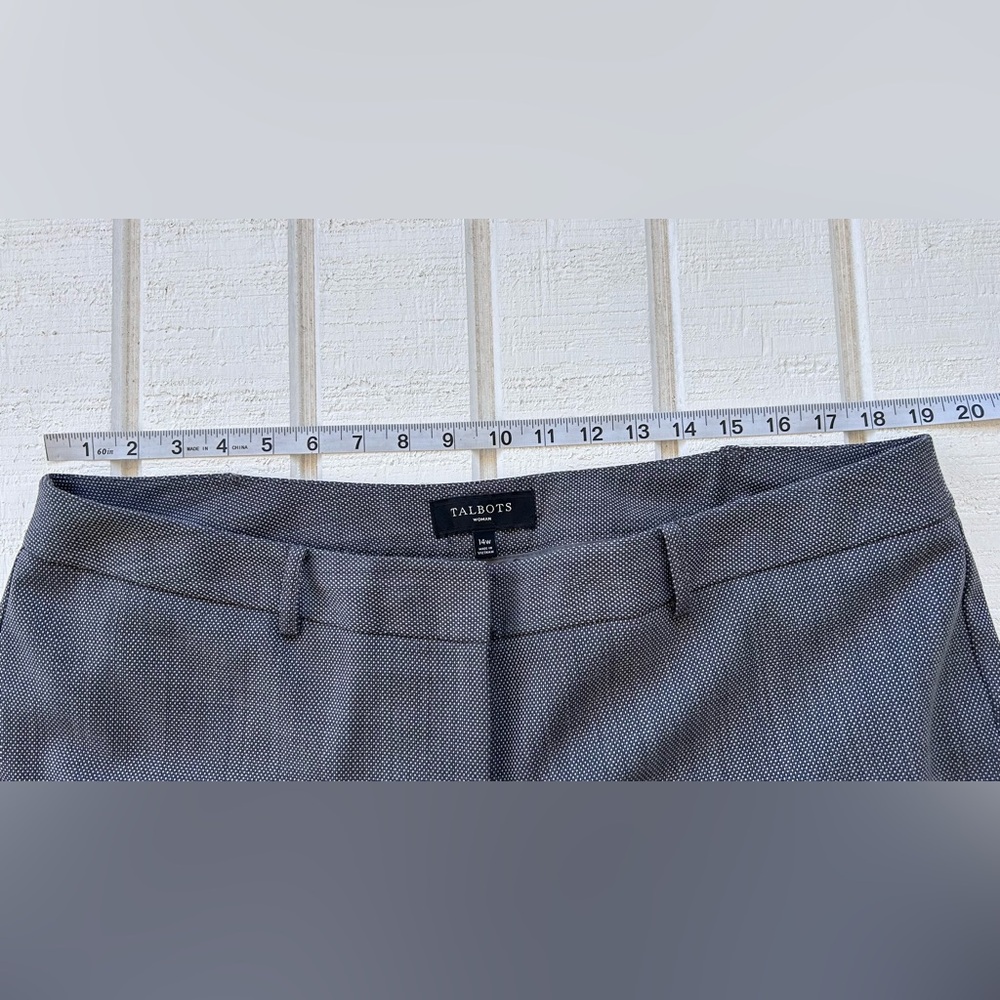Talbots‎ Women’s Wool Blend Signature Trousers Lined Size 14W - Picture 9 of 11